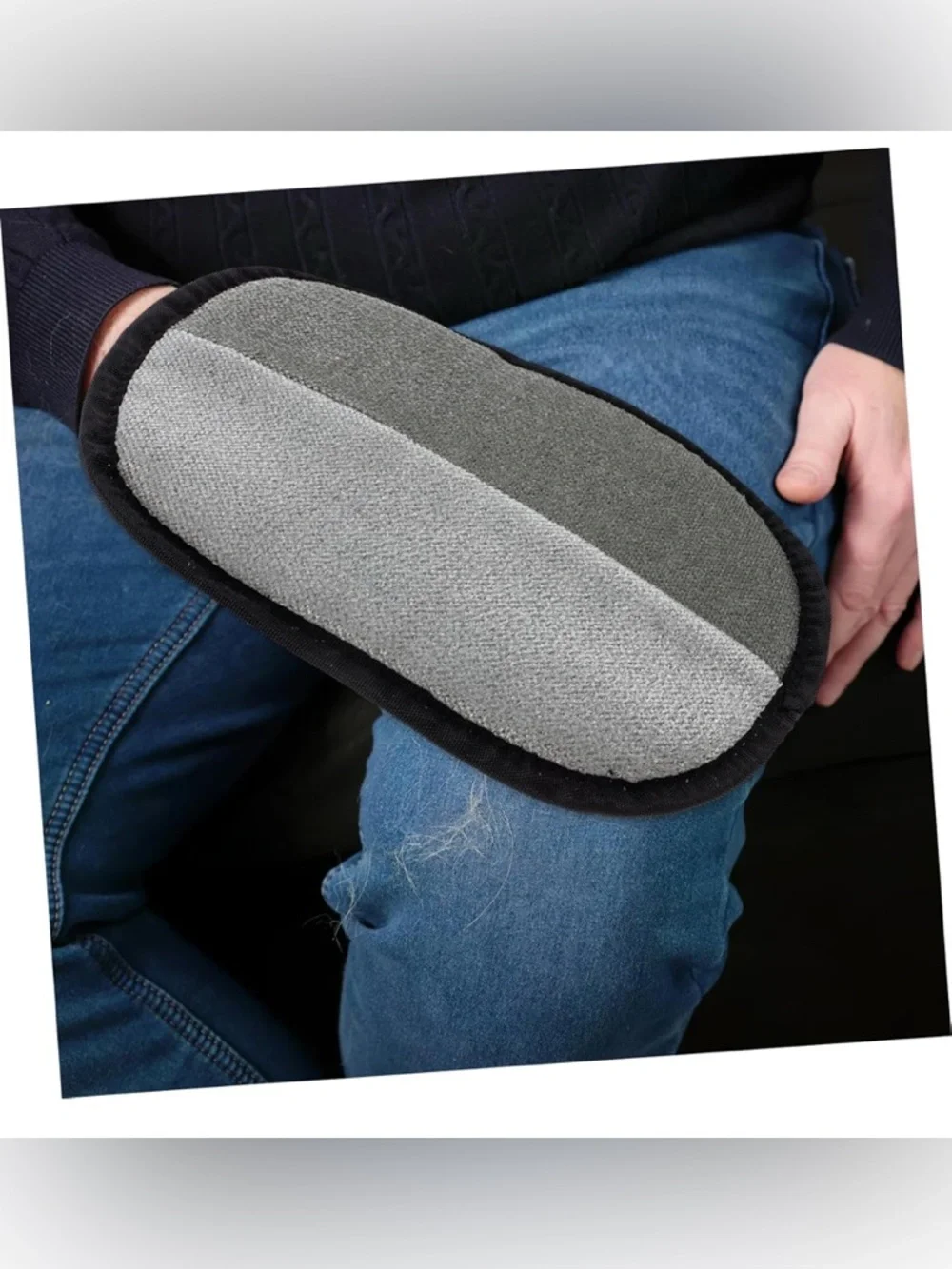 Double-Sided Cat & Dog Hair Removal Glove - Reusable Non-Slip Pet Grooming Mitt